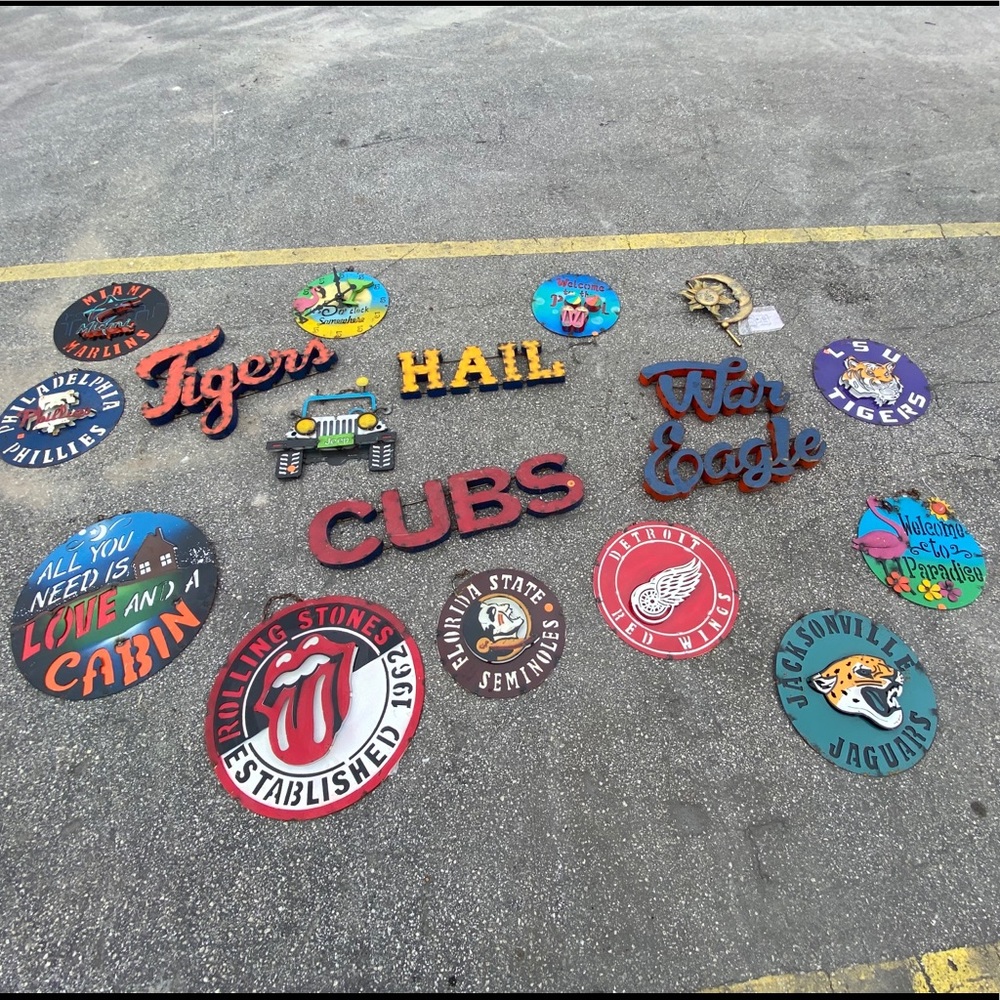 metal signs